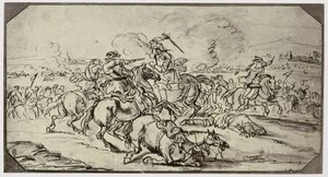 Burgundiska, en strid av Philip Henry Delamotte
