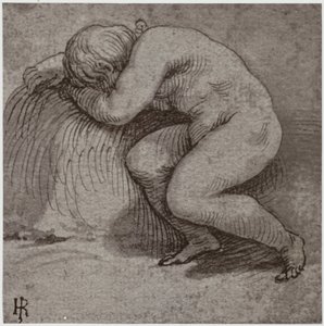 Giulio Romano, ett sovande barn av Philip Henry Delamotte