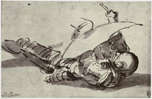 Salvator Rosa, Den sårade soldaten av Philip Henry Delamotte