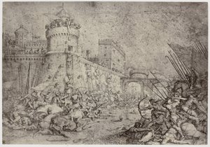 Tempesta [?], Stormningen av Jerusalem av Philip Henry Delamotte
