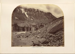Shigri-glaciären - från floden
