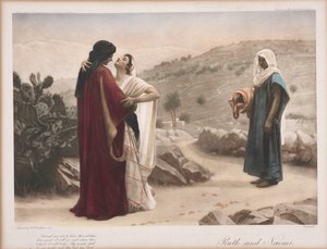 Rut och Naomi av Philip Hermogenes Calderon