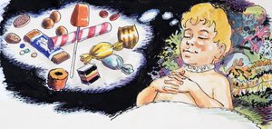 Sweet Dreams, illustration från "The Water Babies" av Charles Kingsley