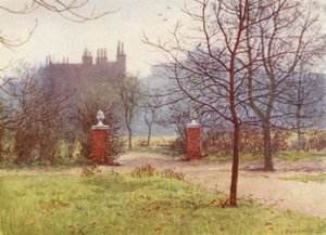 Trädgård från Scarsdale House, Kensington, 1892 av Philip Norman