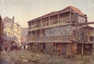 Last of Kings Head Inn, Southwark, 1884 av Philip Norman