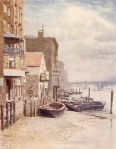 Gamla byggnader från St Pauls Pier, 1894