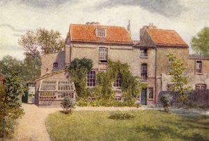 Sandford Manor House från trädgården, 1898 av Philip Norman