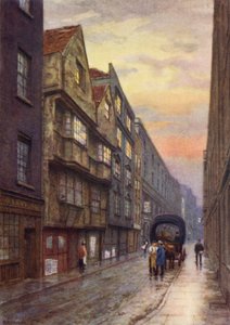 Wych Street, Strand, med utsikt mot nordväst, 1901