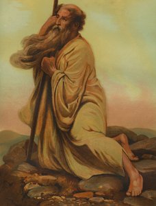 Moses tittar på det förlovade landet av Philip Richard Morris