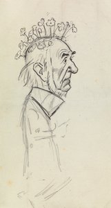 Karikatyrporträtt av Gladstone av Philip William May