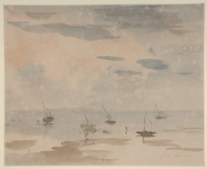 (akvarell på papper) av Philip Wilson Steer