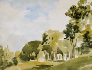 (akvarell på papper) av Philip Wilson Steer