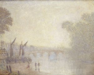 Ett klassiskt landskap, Richmond, Surrey av Philip Wilson Steer
