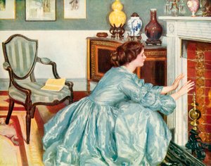 Slutet på kapitlet (färglitografi) av Philip Wilson Steer