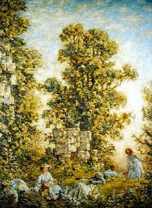 The Picnic, Little Dean (olja på duk) av Philip Wilson Steer