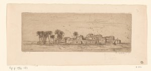 Utsikt över Com Al-Akhdar Vue de Côm Al-Akhdar (originaltitel) av Philip Zilcken (signed by artist)