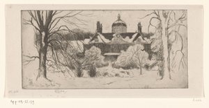 Huis ten Bosch i snön La Maison du Bois, La Haye (originaltitel)