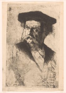 Porträtt av en man av Philip Zilcken (signed by artist)