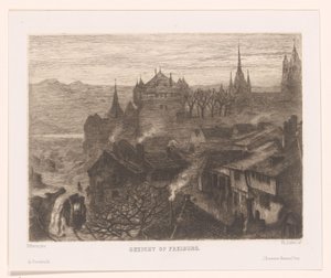 Vy över Freiburg (originaltitel på objekt)