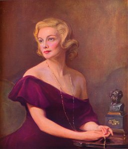 Porträtt av Madeleine Carroll, 1935, 1936.