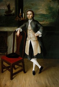 Porträtt av Mr. Nevel (olja på duk)