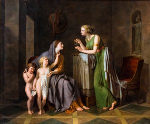 Cornelia, mor till Gracquesläkten av Philipp Friedrich Hetsch