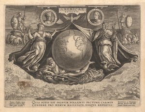 America Revetio Cover, 1591