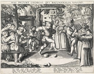 Äggdans, ca. 1580. av Philipp Galle