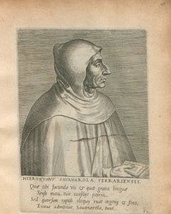 Girolamo Savonarola, 1572. av Philipp Galle