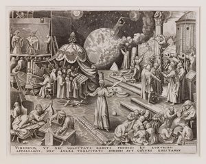 Temperantia Temperance från De sju dygderna, 1560.