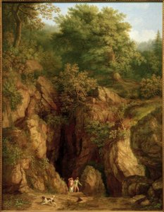J.Ph. Hackert, Grotto of St. Francis on Monte Verna I.