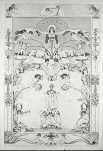 Kväll ... (gravyr) av Philipp Otto Runge