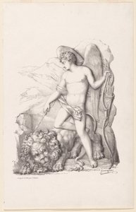 L’Amour terrassant un lion (Personification of Love Vanquishing a Lion)