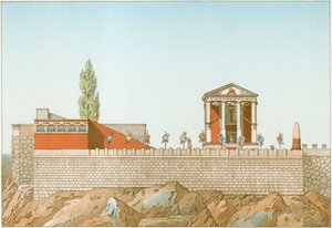 Cora-templet, som restaureret af Labrousteswed av Philippe Benoist