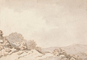 En stig på en kulle av Philippe Jacques de Loutherbourg