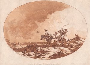 En blåsig dag av Philippe Jacques de Loutherbourg