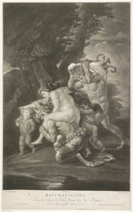 Bacchanten av Philippe Joseph Tassaert