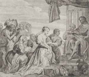 Salomo och drottningen av Saba, 1784.