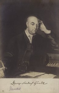 Porträtt av Georg Friedrich Händel