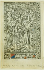 Visitation, från Time Book av Philippe Pigouchet