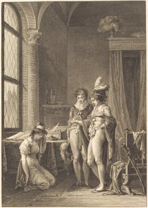 Mona Lisa: Förlåtelse av Philippe Triere after Jean Baptiste Mallet