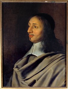 Porträtt av Antoine Le Maistre (eller Lemaistre, Le Maitre) (1608-1646), professor i retorik och diktion av dramatikern Jean Racine En stor jansenism, han var medlem av familjen Arnauld - Kopia av ett förlorat originalporträtt av Philippe de Cham av Philippe de (after) Champaigne
