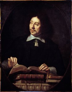 Man porträtt. Målning av Philippe de Champaigne (1602-1674) ca. Flamma. av Philippe de Champaigne