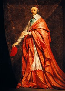 Porträtt av Armand-Jean du Plessis (Paris av Philippe de Champaigne