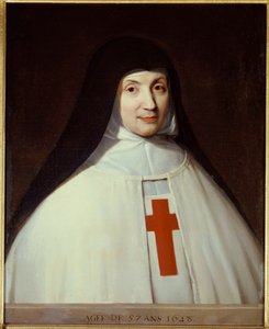 Porträtt av mamma Angelique Arnauld av Philippe de Champaigne
