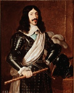 Porträtt av kungen av Frankrike Ludvig XIII (1601-1643) Målning av Philippe de Champaigne (1602-1674) av Philippe de Champaigne