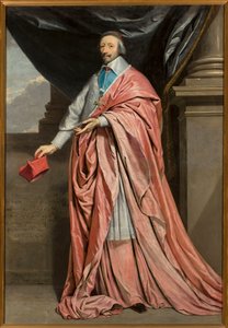 Porträtt av kardinal Richelieu av Philippe de Champaigne