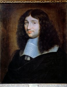 Förmodat porträtt av Jean Baptiste (Jean-Baptiste) Colbert (1619-1683), finansintendent för Ludvig XIV”” Målning av Philippe De Champaigne (1602-1674). Reims, Musee Des Beaux Arts - Porträtt av en man, antas vara Jean Baptiste (Jean-Baptiste) Colbert av Philippe de Champaigne