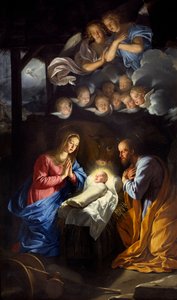 Födelsekyrkan. Målning av Philippe De Champaigne (1602-1674) av Philippe de Champaigne