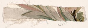 Coverlet Fragment, ca. 1760-1770.